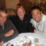 Mit Enrique und Masashi