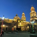Morelia - Kathedrale am Abend