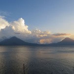 Der See und die Vulkane
