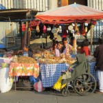 Wochenend-Markt vor der Kathedrale