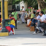 Cartagena - Buntges Treiben auf der Plaza