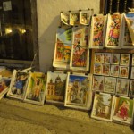 Cartagena - Kunstauktion auf der Straße
