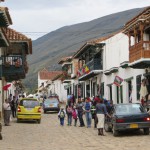 Villa de Leyva - eine der Hauptstraßen