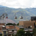 Seilbahnen sind in Medellin ein Teil des öffentlichen Nahverkehrs