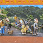 Fassadenschmuck in Guatape